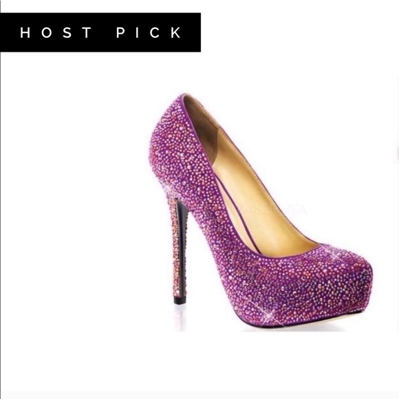 Pleaser Shoes - Pleaser Day & Night Prestige 20 Rhinestone Heels
